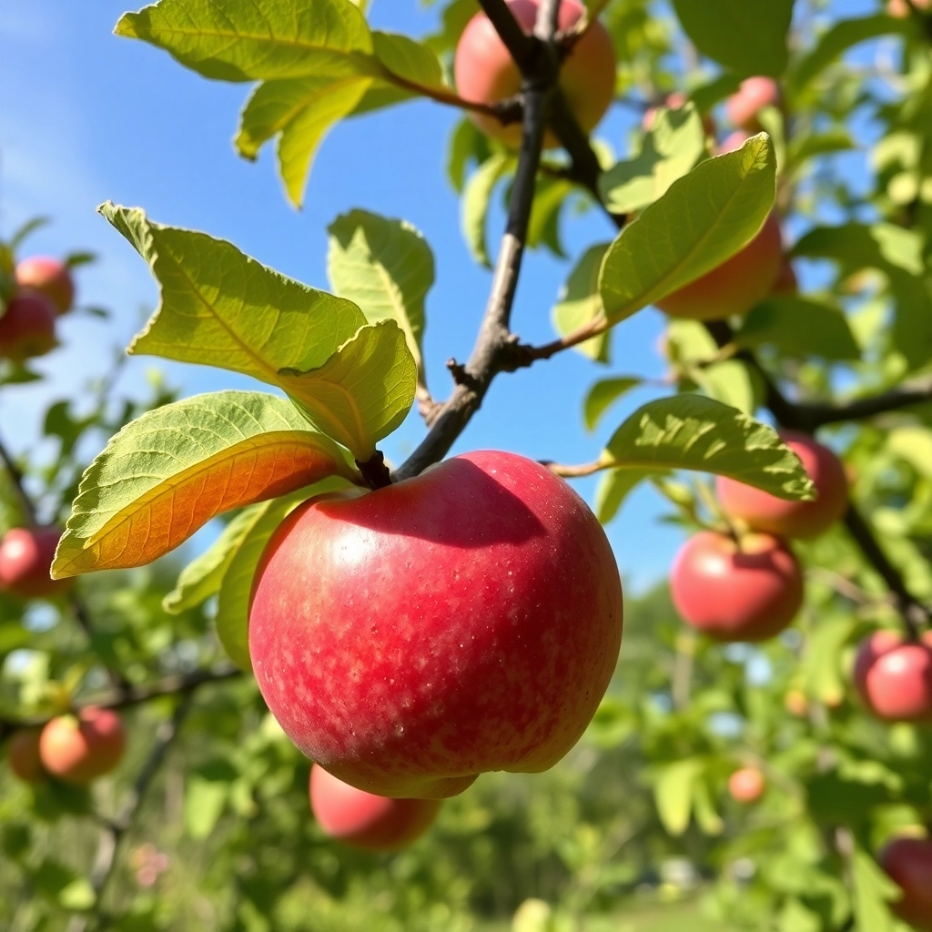 iPhone Apple On Tree Appealing Background